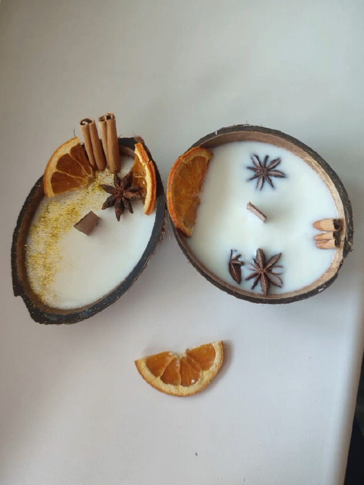 Coconut Shell Candle