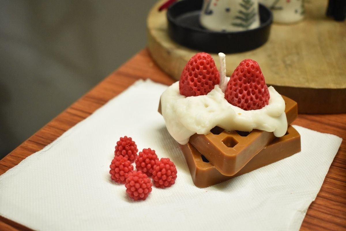 Waffle Candle
