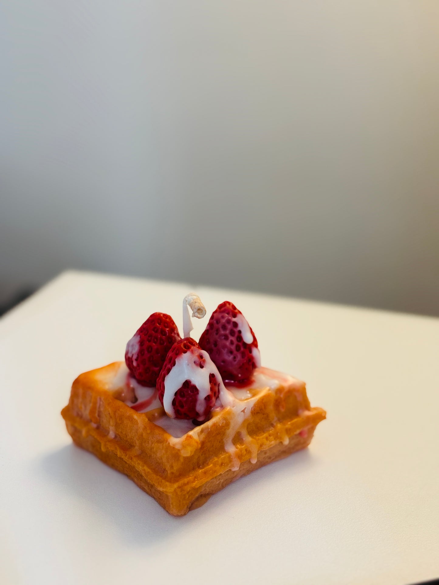 Waffle Candle
