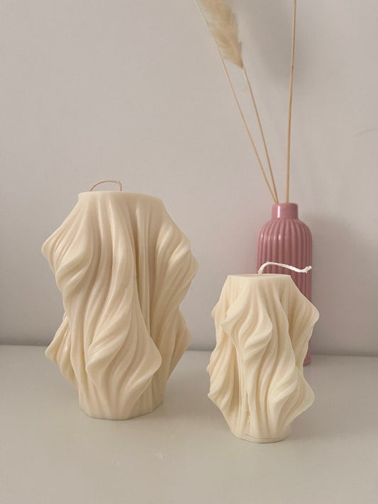 Twisted Wave candle