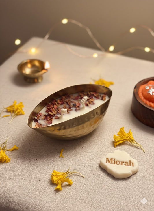 Boat Urli Candle