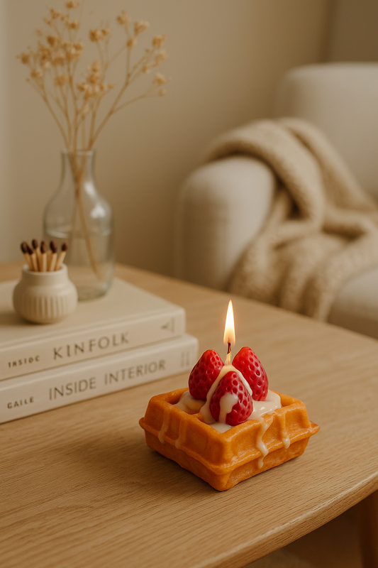 Waffle Candle