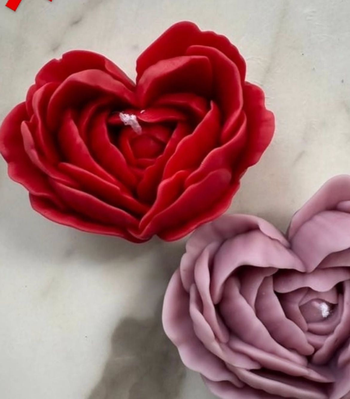 Rosette Candle- Pack of 3